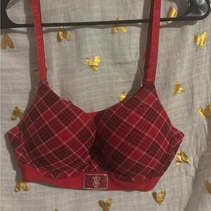 Victoria's Secret Red Checkered Bra